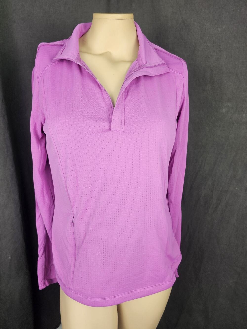 MONDETTA Performance Luxury Quarter Zip Pullover Activewear Jacket NWOT Size S